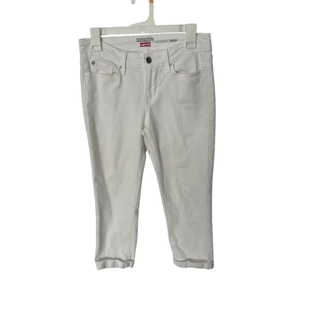 Levi’s Denizen modern white crop pant size 6
